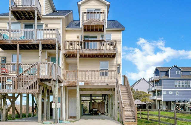 Enjoy Ocean & Sound Views from This Spacious Family Retreat at the Beach