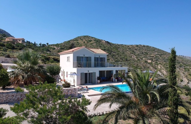Enjoy privacy & peace at Villa Ambelonas and stunning infinity sea views