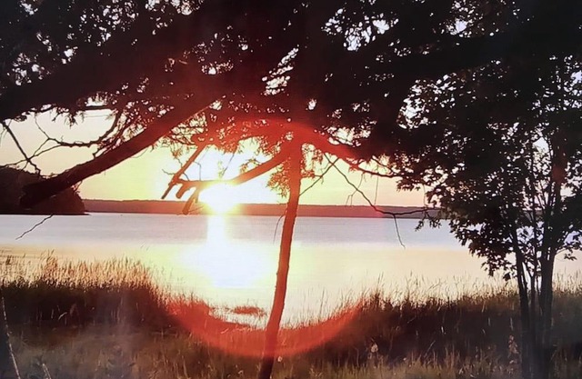 Enjoy the spectacular sunsets at our west-facing, North Channel cottage.