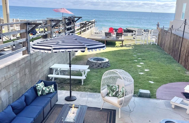 Entire Beachfront Home W/SPA & Private Large Backyard!