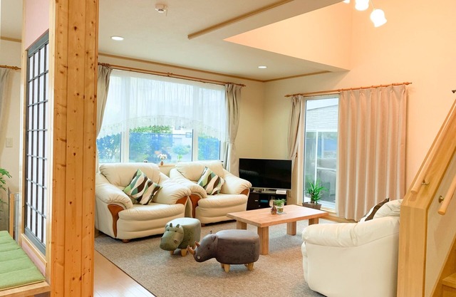 Entire building reserved for 1 group pets OK/Shiraoi-gun Hokkaidō