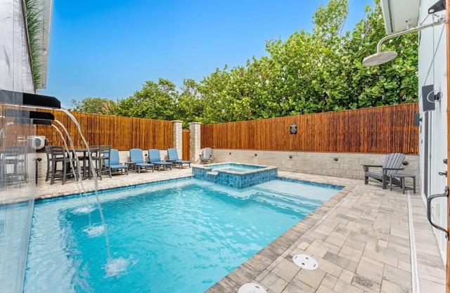 Escape to your own slice of paradise with this stunning oceanfront home with private pool, spa & beach!