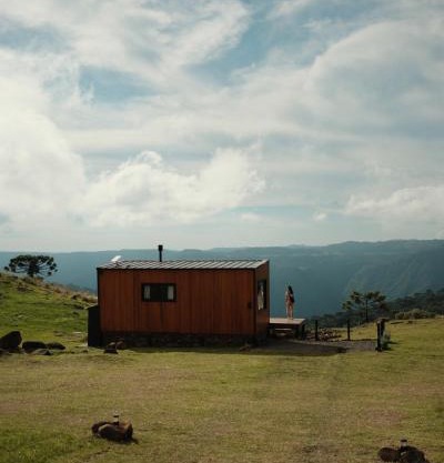 Essa cabana saiu de um filme, literalmente