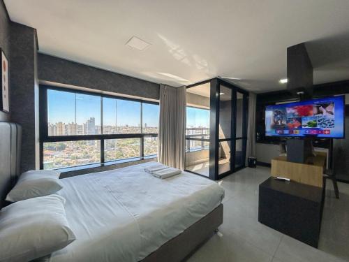 Estúdio Alto e Aconchegante no 18º andar