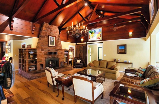 Estate nestled within Redwoods with a majestic fireplace in Santa Cruz County!