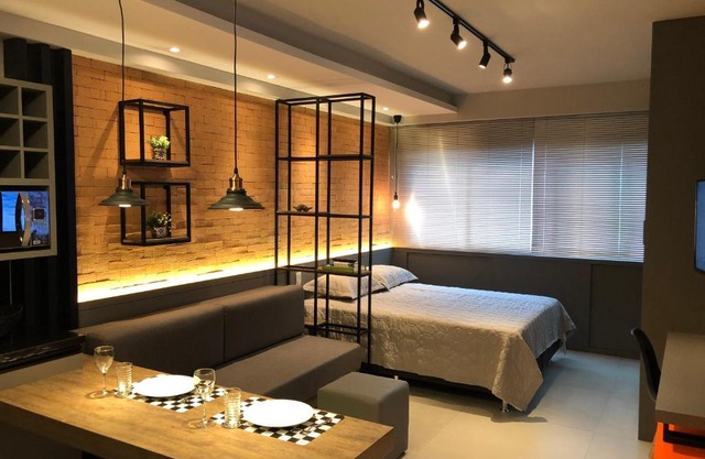 Estudio completo no coração do Batel