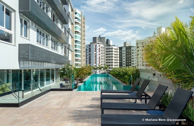 Estudio Moderno em Florianópolis, Vista Mar, Food Hall Patio Milano