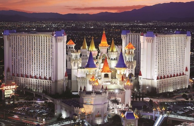 Excalibur Hotel & Casino - Right on The Strip Where the Action Is -2 Queen Beds