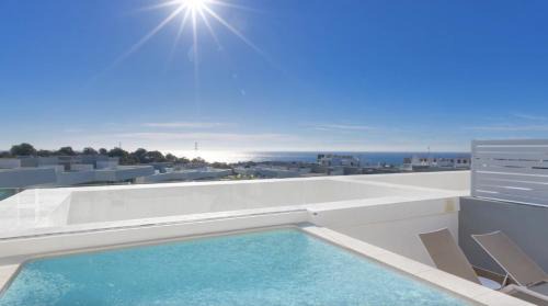 Exclusive sea view townhouse with private plunge pool in La Valvega, La Cala de Mijas