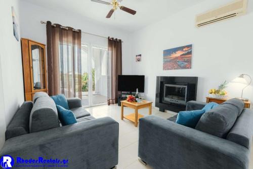 Executive Rhodes Villa Villa Gennadi 2 Bedroom Villa Private Pool & Sea View Gennadi