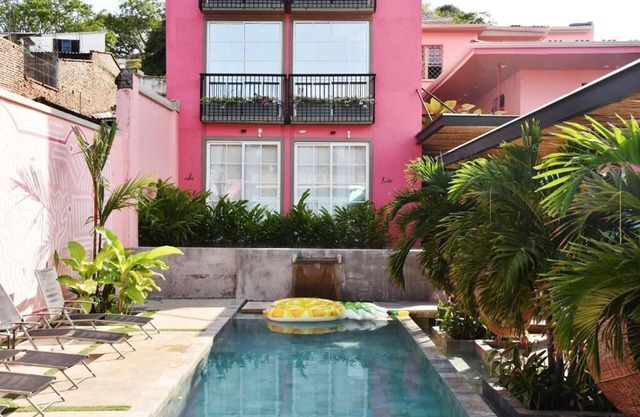 Exotic getaway with this brand new apartment with city and pool view