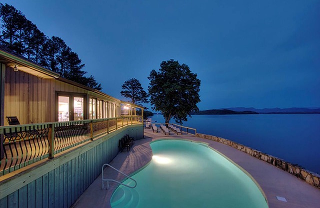 Expansive Lakefront Retreat w/Pool & Games