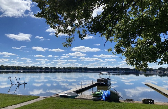Experience lake life at our 3-bedroom beachfront cottage, near Grand Rapids.