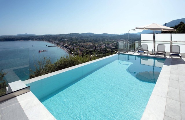 Exquisite Corfu Retreat | 3 Bedrooms | Villa Lucas Pyrgi | Panoramic Sea Views.