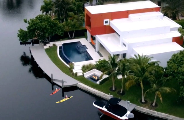 Exquisite Modern Minimalistic Waterfront Personal Resort