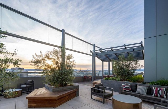 Exquisite Oakland 1BR w/ AC, W/D, Sky Deck, next to BART, by Blueground