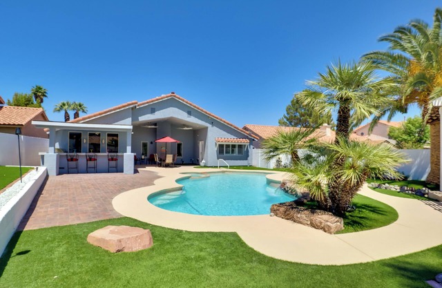 Extended Getaway w/Pool: 11 Mi to The Strip!