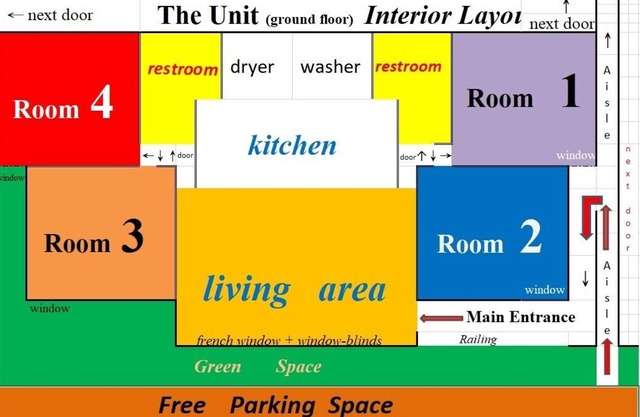 Fabulous 4-bedroom/2-shared bath condo close to UF and Shands H.