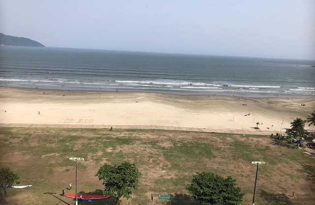 Facing the sea