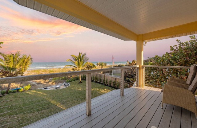 Fall Flash Sale –15% Off This Month Luxury Oceanfront Vacation Home in Cocoa Beach | 6 Bedrooms, Game Room & Direct Beach Access