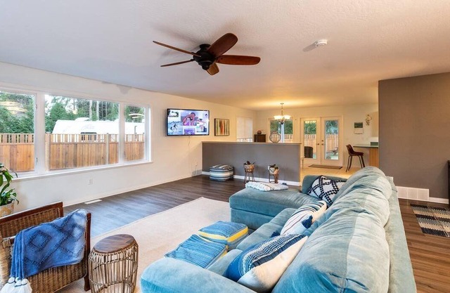 Family Bungalow A/C · Big Yard · Steps to Beach!