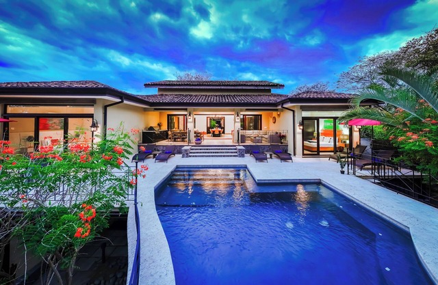 Family Coastal Villa with Private Pool, 2-Min Walk to Beach & Exclusive Beach Club Access