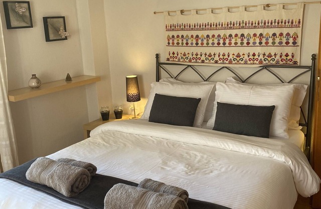Family-friendly countryhouse with panoramic view of Elati and Pindos mountains.