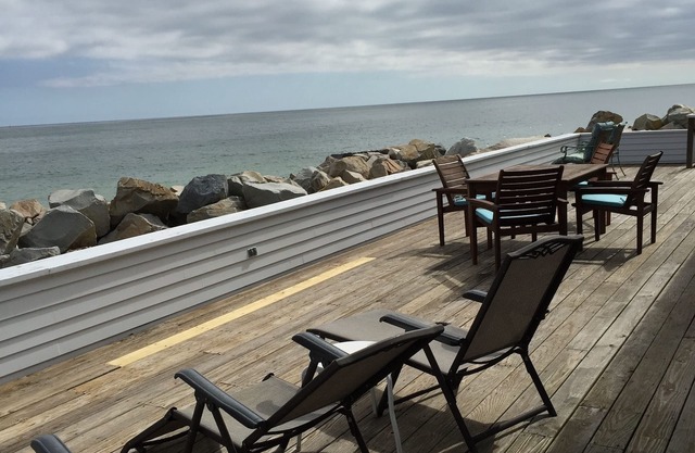 Family-Friendly, Oceanfront Scituate Rental Steps from the Beach