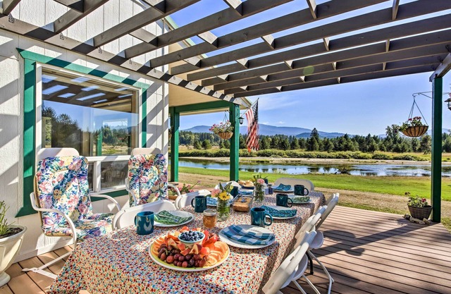 Family Home w/Stunning River & Mountain View
