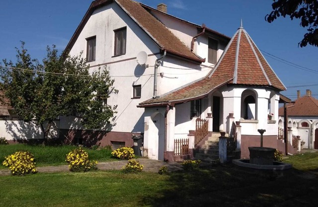 Family home with large backyard