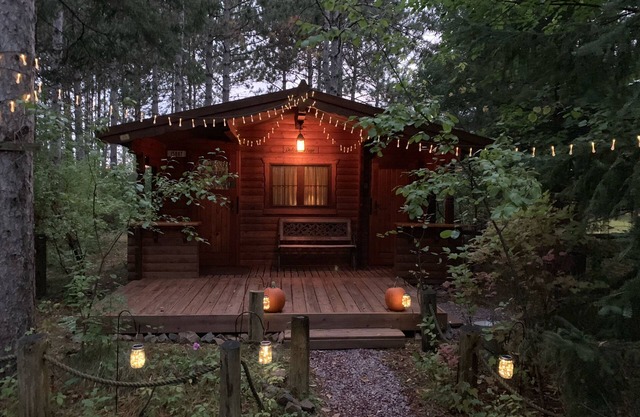 Fancy Fireflies - Charming studio cabin amidst the trees right on Lake Hayward!