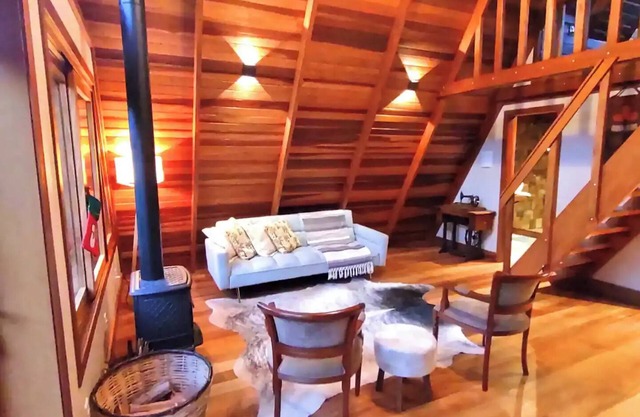 Fantastic A-Frame Cabin amidst nature and close to beaches and BR-101