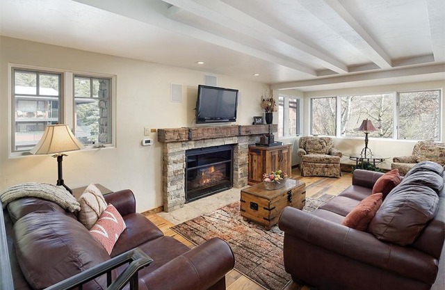 Fasching Haus Unit 8, Deluxe Condo w/A/C, Private Deck, 2 Blocks to Downtown