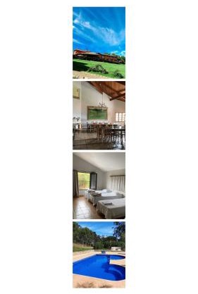 Fazenda com 3 espaços independentes - 10 suítes com PISCINA, 4 suítes com JACUZZI ou Chalé romântico com JACUZZI - Wi-Fi 400MB Lagos e Cavalos