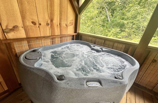 Feelin Feisty-Hot Tub, Fireplace,Hiking,View,Near Asheville ,WiFi