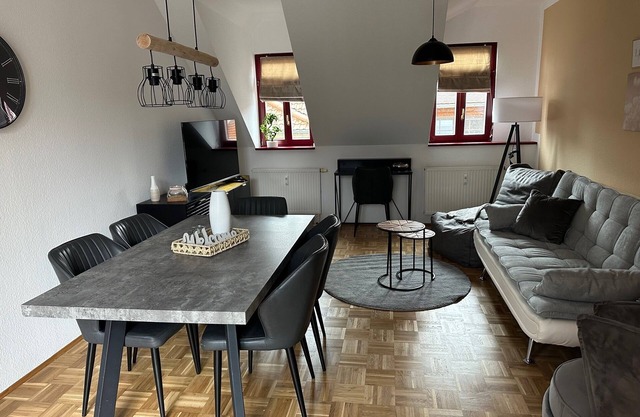 Fewo "Am Markt" in Pirna - Tor zur Sächsischen Schweiz - Dachterrasse - 6 Pers