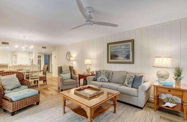 First-Floor, Beautifully-Updated Condo Only 5 Min Walk to Beach!