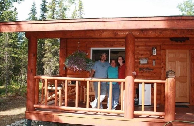 Fish on Log Cabin Rental Got Fish We Do!