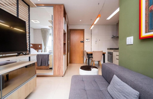 Flat acolhedor no Setor Bueno - TH0903