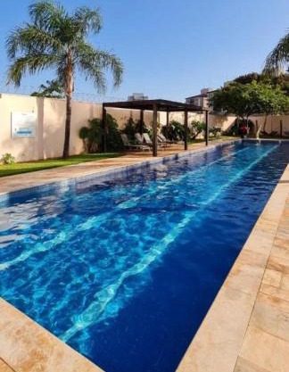 Flat com Wifi, Pisicina e Estacionamento