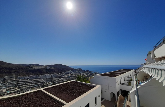 Flat in Puerto Rico: sea view, terrace, wi-fi fibre, swimming pool