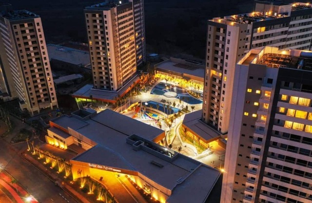 Flat p/5 Pessoas no Solar das Aguas Park Resort, 5 Minutos do Thermas Laranjais