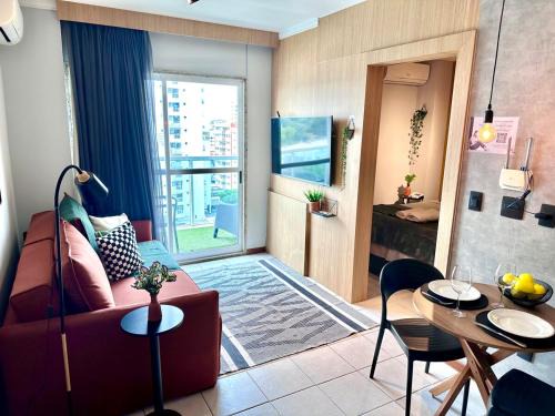 Flat Vista Mar Miolo Praia Canto Piscina Cama Queen Ar