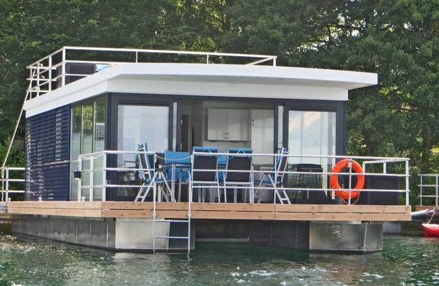 Floating 44 Komfortable Hausboote bei Xanten mit Tollem Seeblick