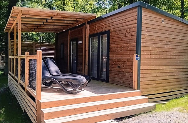 Flower Camping Port de la Chaîne * - Homeflower Premium 29m2 (2 bedrooms) Terrace + TV + SEA VIEW 4 people