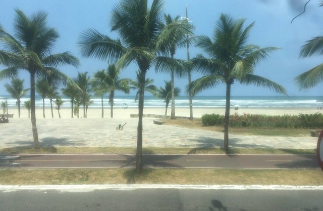 Foot in the sand at Caiçara beach
