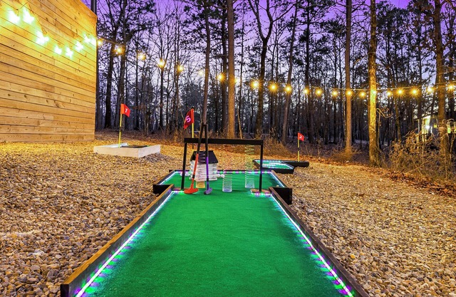 Forest Views in Luxe Kid Friendly Cabin w/Mini Golf, Playset
