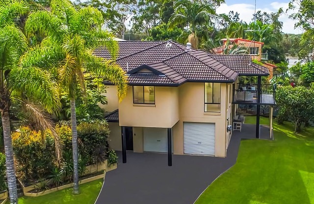 Frangipani is a grand 5 bedroom home situated by the water’s edge in the quiet Hyland Park
