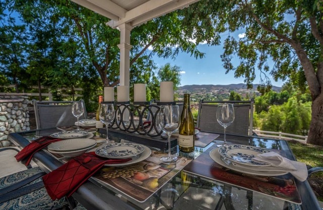 French country ranch in the heart of wine country with a new spa