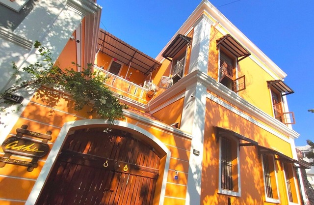 French heritage house in white town